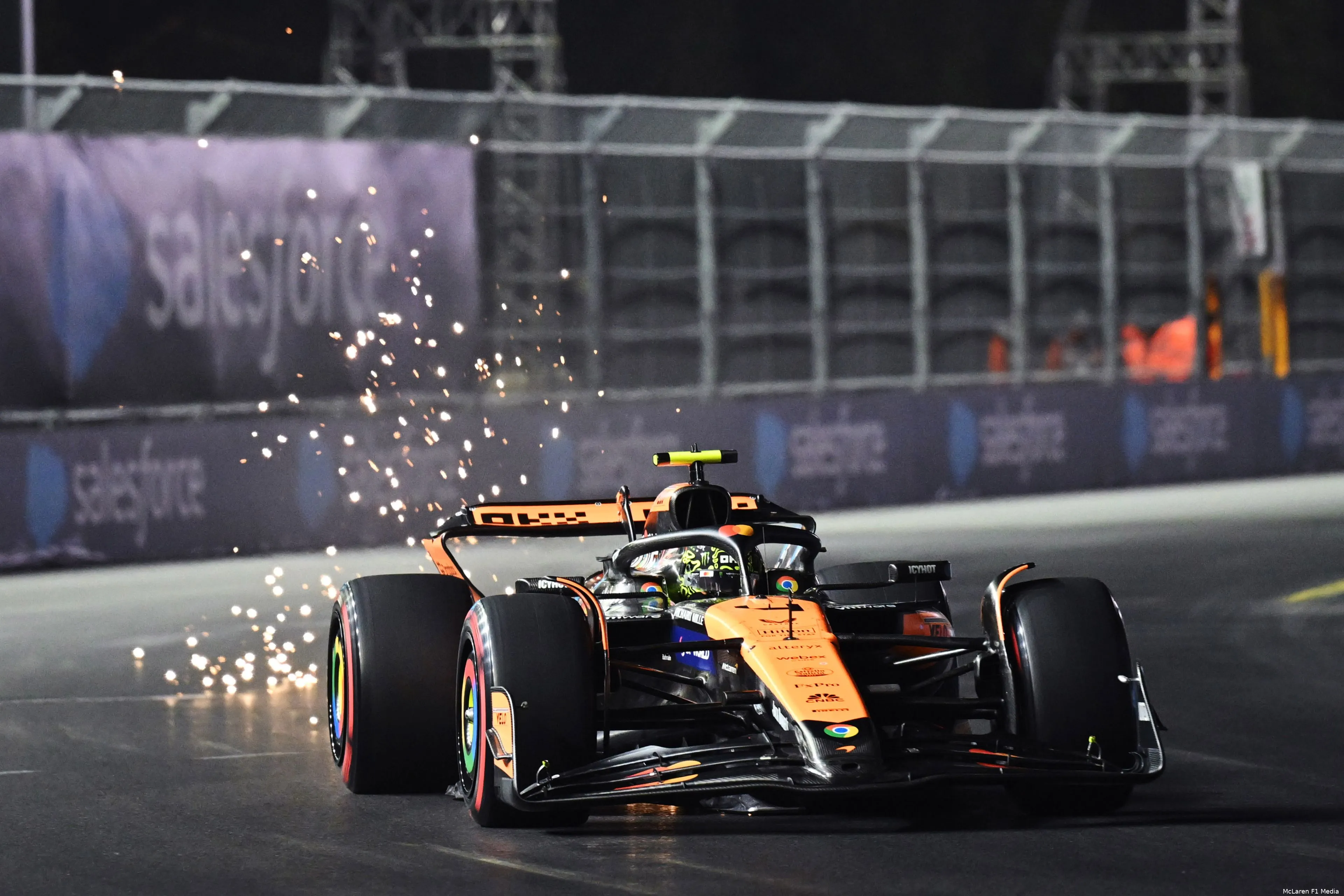 lando norris mclaren las vegas kwali 1