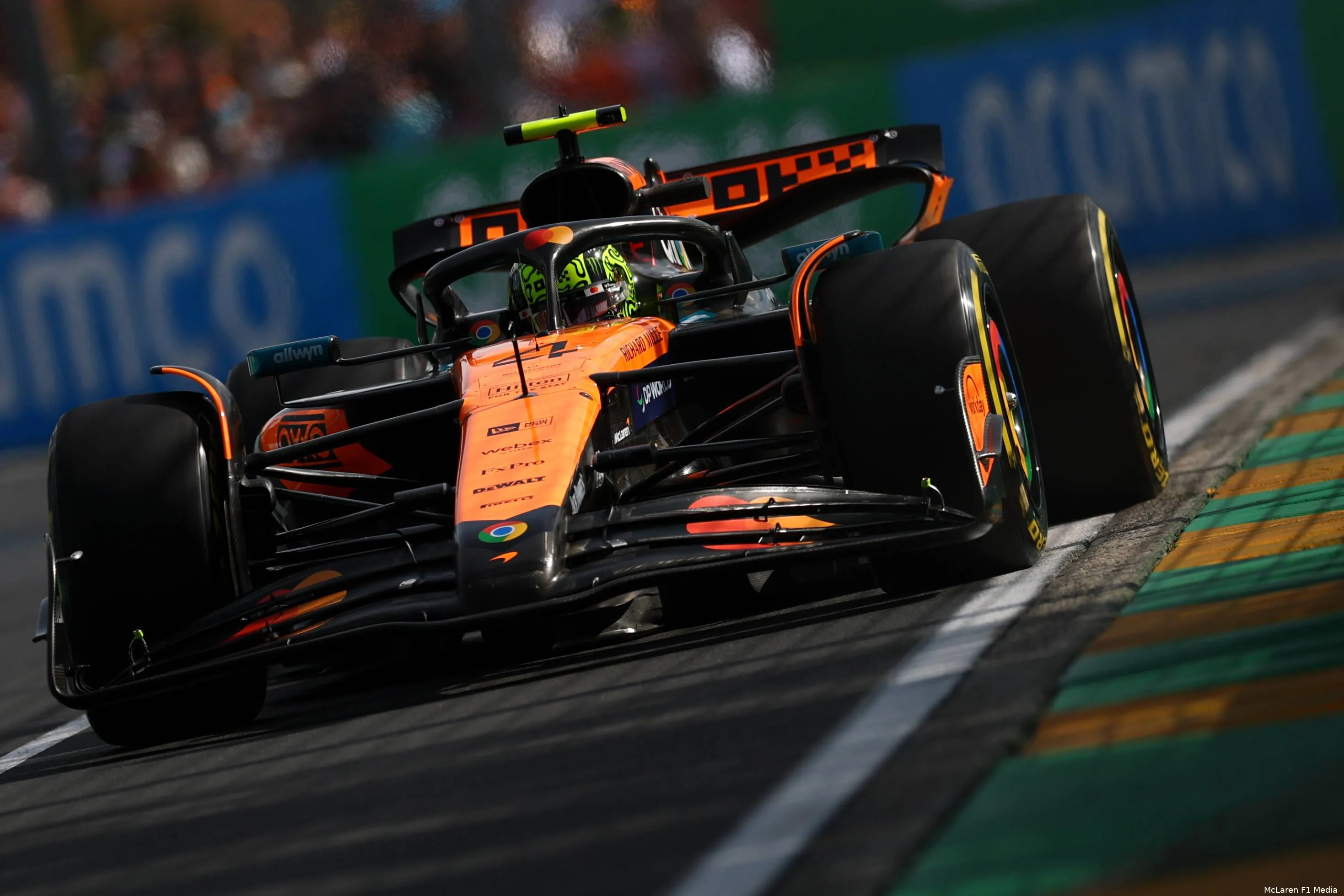 lando norris mclaren 2025 kwalificatie melbourne