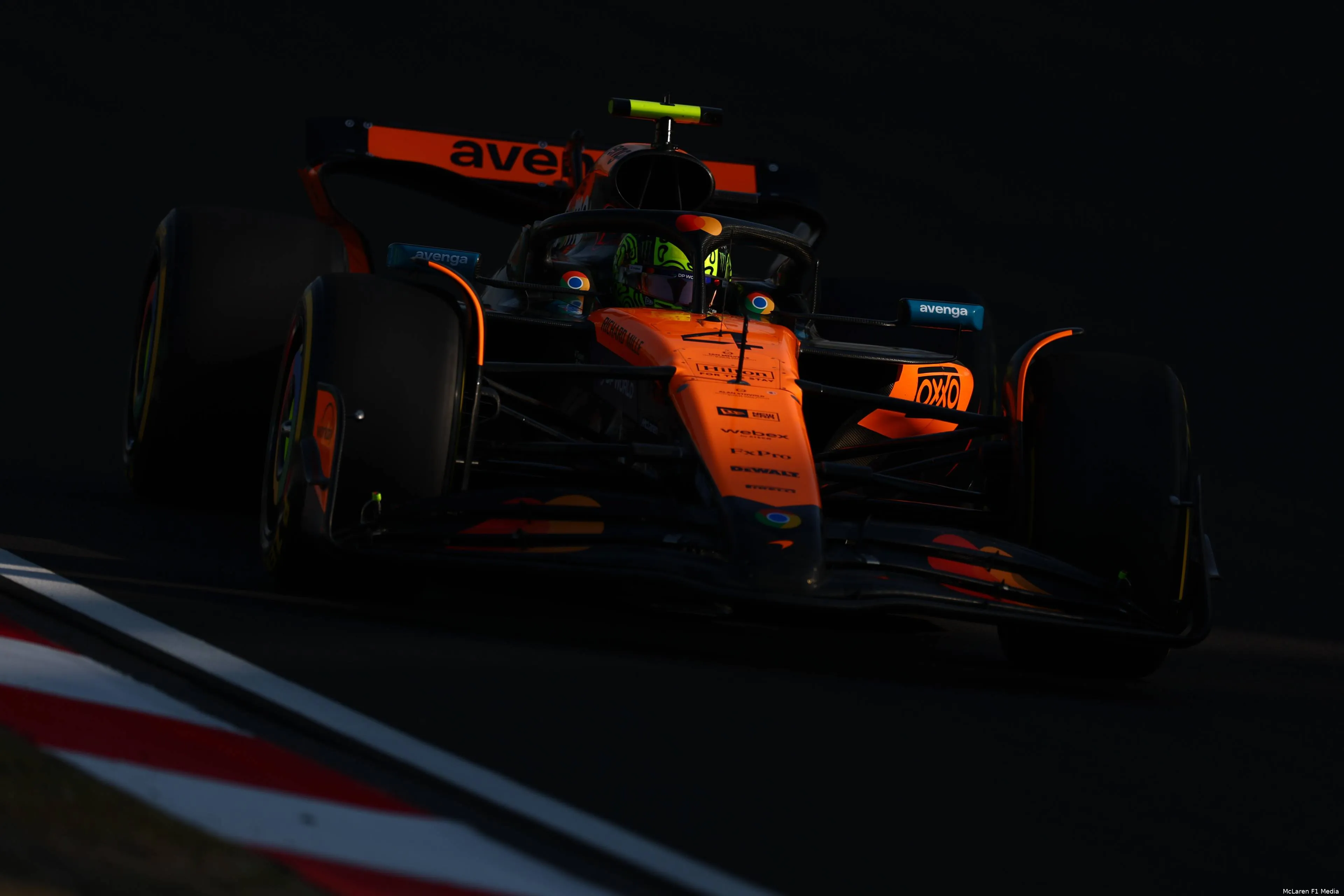 lando norris mclaren china sprintkwalificatie