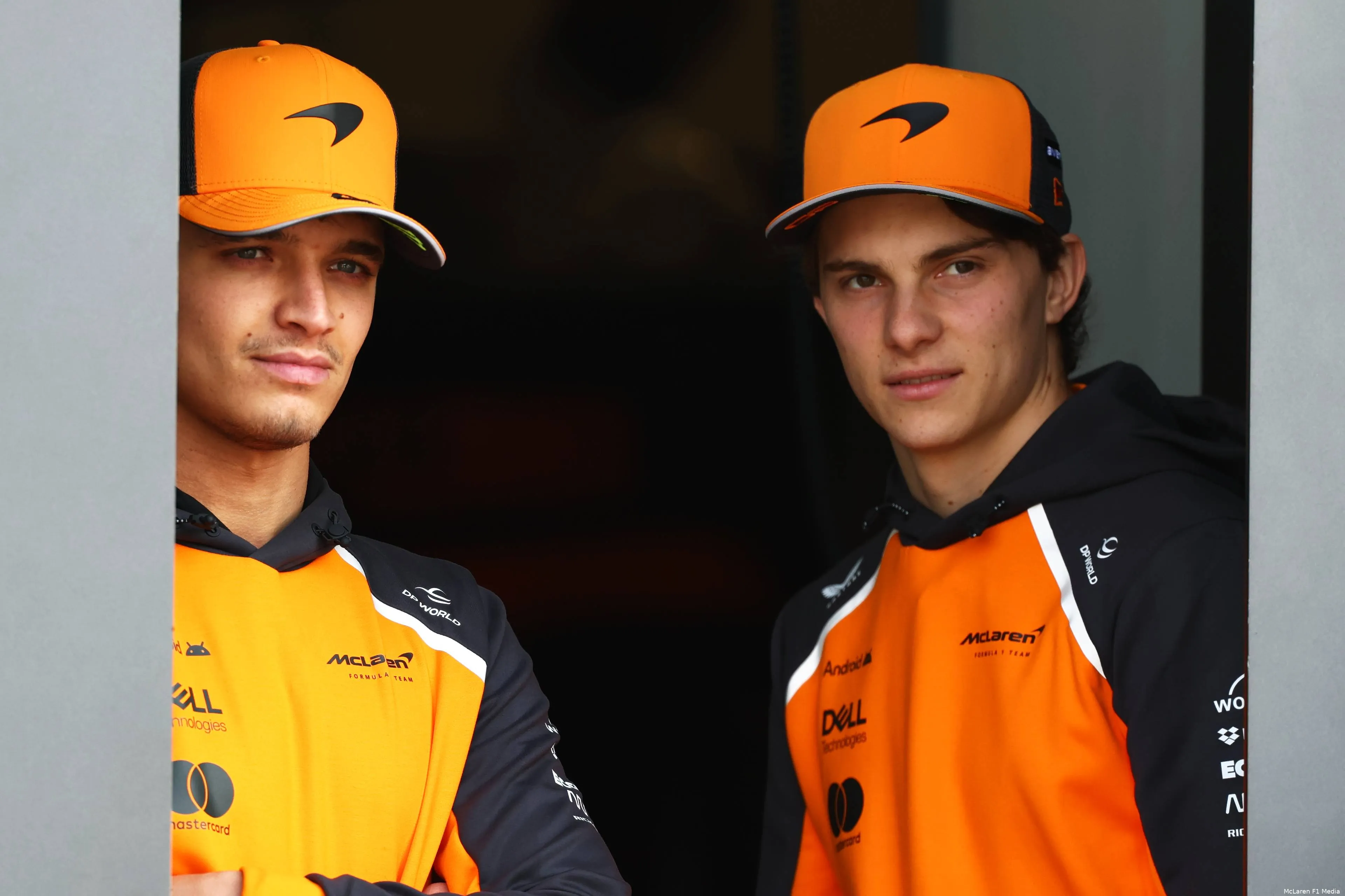 lando norris oscar piastri 2025 china mclaren