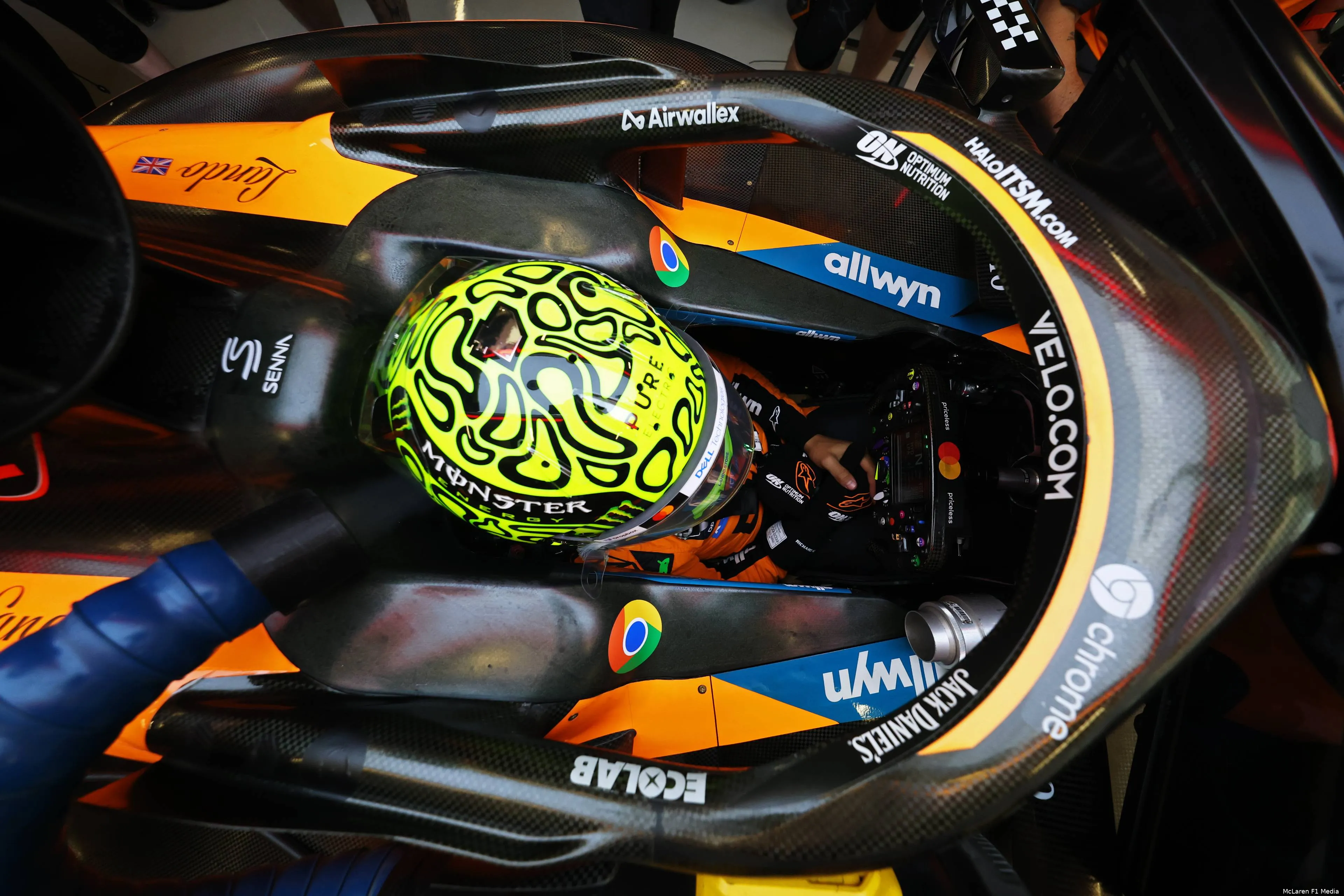 mclaren lando norris gp spanje 2025 vrijdag