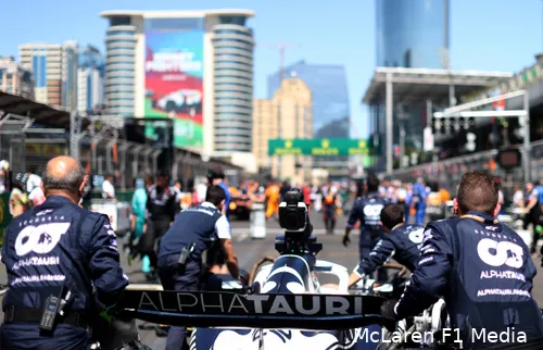 <i>In Azerbeidzjan kende AlphaTauri haar beste finish van 2022.&nbsp;</i>