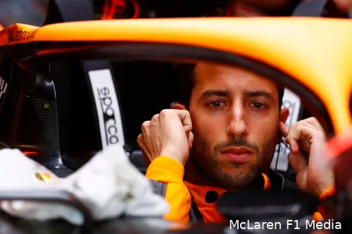 De McLaren-bolide en Ricciardo waren geen match. (Foto: McLaren F1 Media)