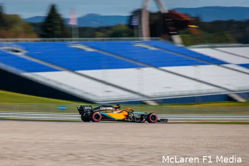 patricio oward mcl35m mclaren oostenrijk f1 2022