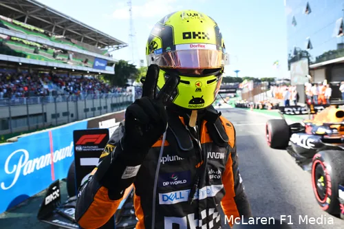 lando norris p2 brazilie 2023