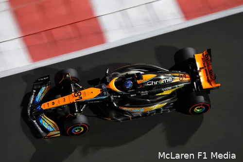 McLaren heeft enorme stappen gezet in het 2023-seizoen en hoopt met de Duitse krachtbron nog verder te komen. (Foto: McLaren F1 Media)
