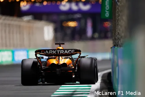 <i>McLaren was in 2024 kansloos in Jeddah.</i>