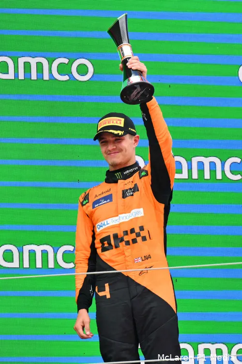 lando norris spanje mclaren 2024 podium