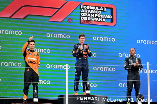 <i>Verstappen won in Spanje zijn vooralsnog laatste Grand Prix.</i>