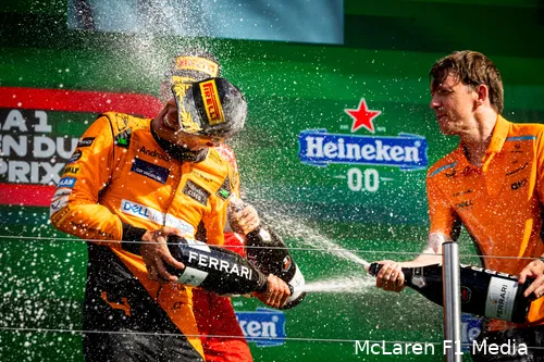 Norris zag de Formule 1 nooit als specifiek doel, maar heeft nu wel Grand Prix-zeges op zak. (Foto: McLaren F1 Media)