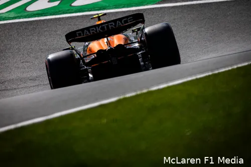 <i>Norris had duidelijk nog veel sneller kunnen rijden.</i>