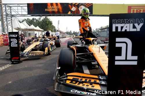 lando norris oscar piastri mclaren gp italie zaterdag 2024