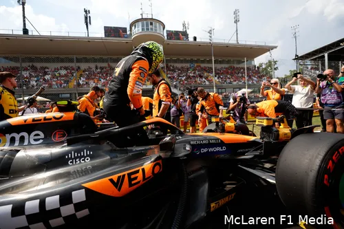 Norris werd derde in Monza, nadat hij startte vanaf poleposition.