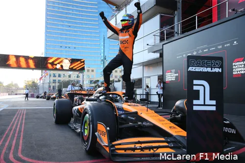 mclaren oscar piastri gp azerbeidzjan zondag 2024 7