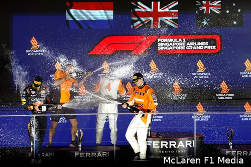 Als Norris de titel wil winnen, moeten er meer weekenden als Singapore komen.