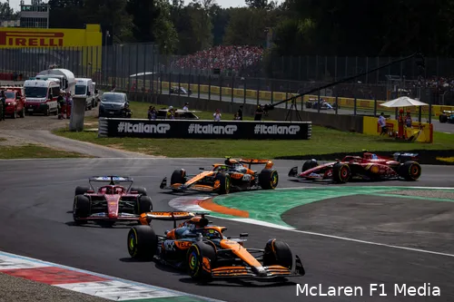oscar piastri lando norris mclaren gp italie zondag 2024 5