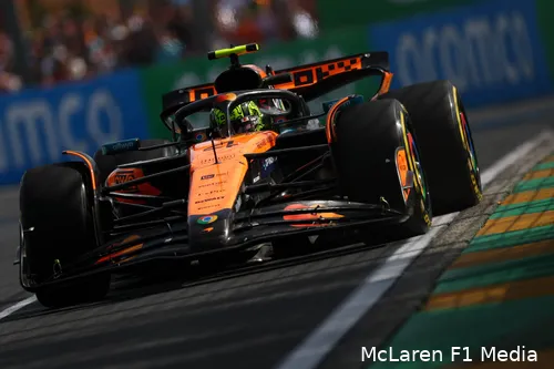lando norris mclaren 2025 kwalificatie melbourne