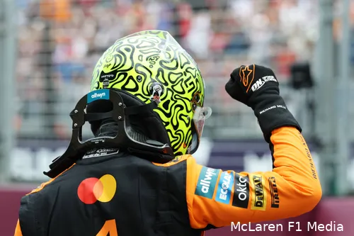 lando norris mclaren australie zaterdag kwalificatie 2025