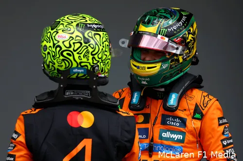 lando norris oscar piastri mclaren australie zaterdag kwalificatie 2025