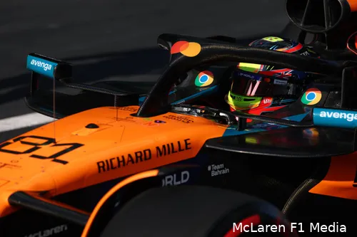 <i>Piastri won de Grand Prix van China.</i>