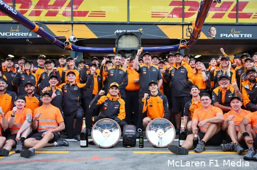 <i>McLaren lijkt dit seizoen veel te mogen gaan feesten.</i>