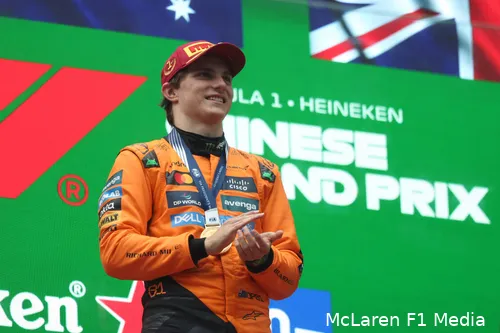 oscar piastri win china 2025 mclaren podium