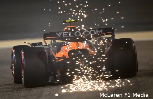 lando norris bahrein vrijdag mclaren 2025