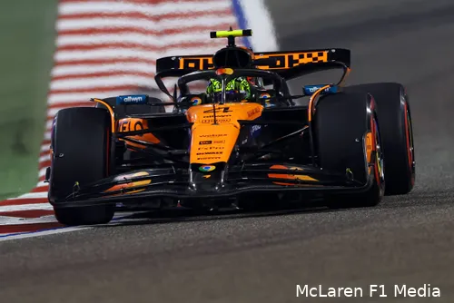 lando norris mclaren bahrein kwalificatie zaterdag 2025