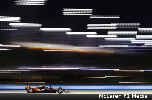 <i>Norris is niet blij met het resultaat van vandaag.</i>