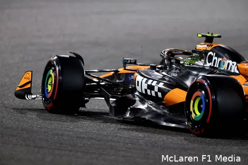 lando norris mclaren bahrein kwalificatie zaterdag 2025