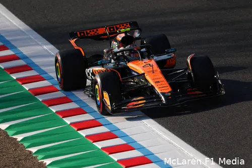 mclaren mcl39 suzuka japan 2025 vrijdag lando norris 14