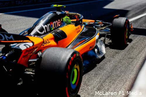 Norris en Verstappen waren in de long runs lastig met elkaar te vergelijken.