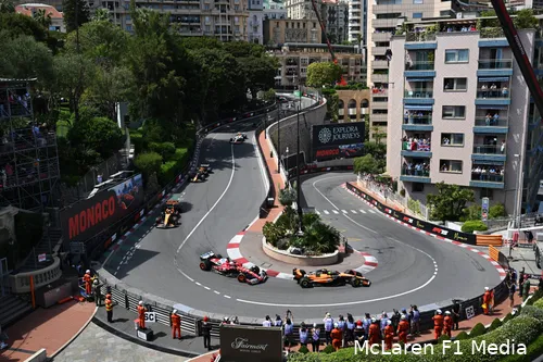 oscar piastri lando norris mclaren 2025 monaco gp ferrari charles leclerc