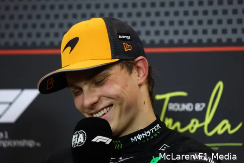 Piastri moet lachen als hij over de bijnaam 'Ice Boy' hoort.