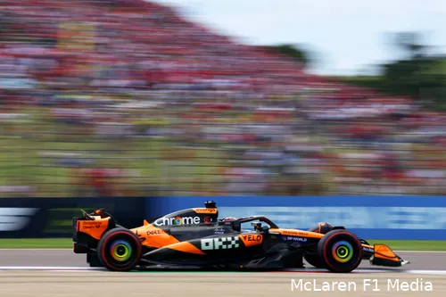 <i>Piastri vindt dat de vrijdag wat rommelig is verlopen.</i>