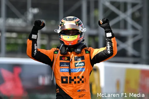 Piastri pakte in Spanje zijn vijfde zege van het seizoen.