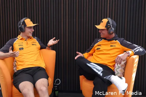 lando-norris-oscar-piastri-donderdag-hongarije-2025