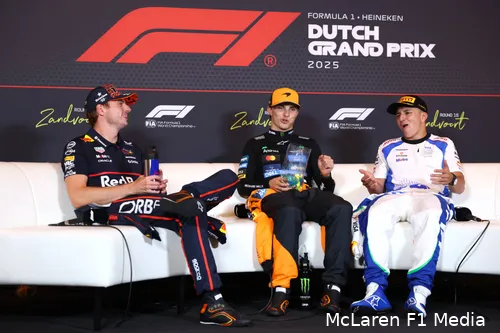 oscar-piastri-mclaren-isack-hadjar-visa-cash-app-racing-bulls-max-verstappen-red-bull-racing-gp-nederland-2025-zondag-2