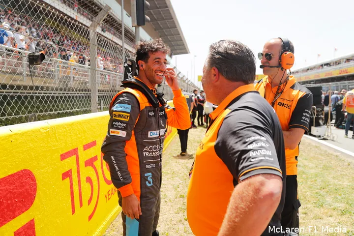 Ricciardo koos voor een avontuur bij McLaren, maar al snel bleek dat die keuze niet de juiste was. (Foto: McLaren F1 Media)