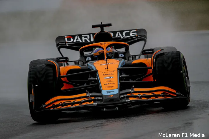 McLaren,
kwalificatie, GP Groot-Brittannië 2022 op het Silverstoen Circuit (Foto:
McLaren F1 Media)