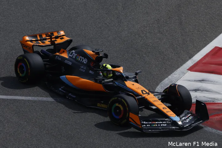 <i>De McLaren van 2023. (Foto: McLaren F1 Media)</i>