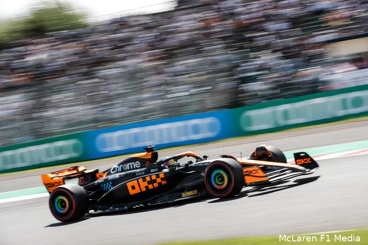 Oscar Piastri tijdens de kwalificatie, Suzuka, GP van Japan 2023 (Foto: McLaren F1
Media).