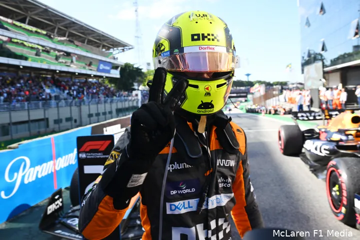 lando norris p2 brazilie 2023