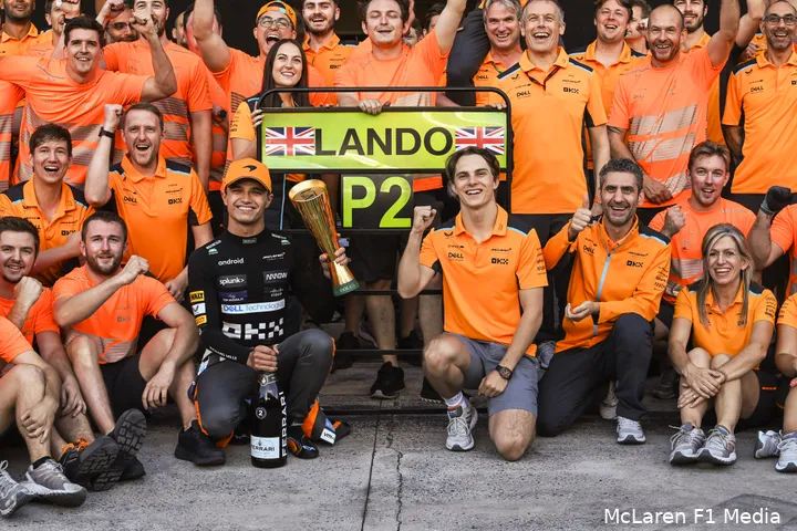 lando norris p2 mclaren brazilie 2023 6