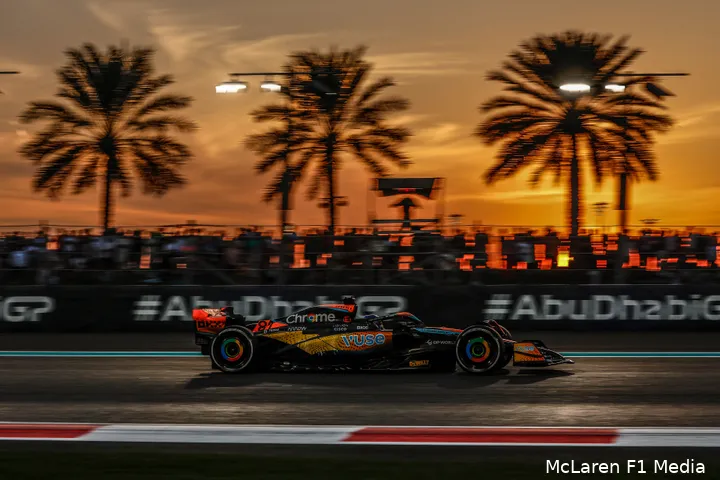 mclaren abu dhabi zondag 2023