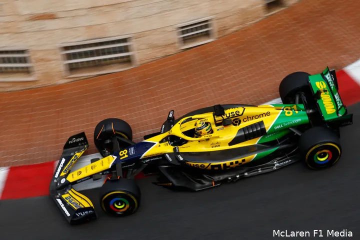oscar piastri senna livery mclaren 2024 monaco 2