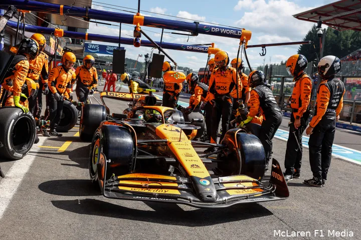 lando norris belgie mclaren 2024 racedag