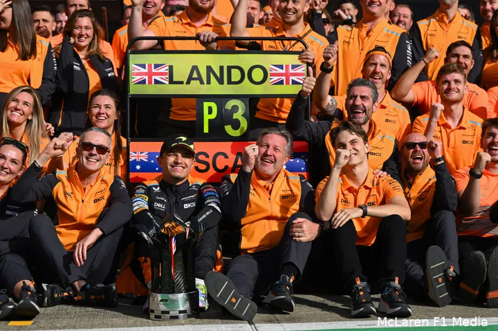 McLaren vierde de P3 van Norris, maar had meer kunnen bereiken in Silverstone.