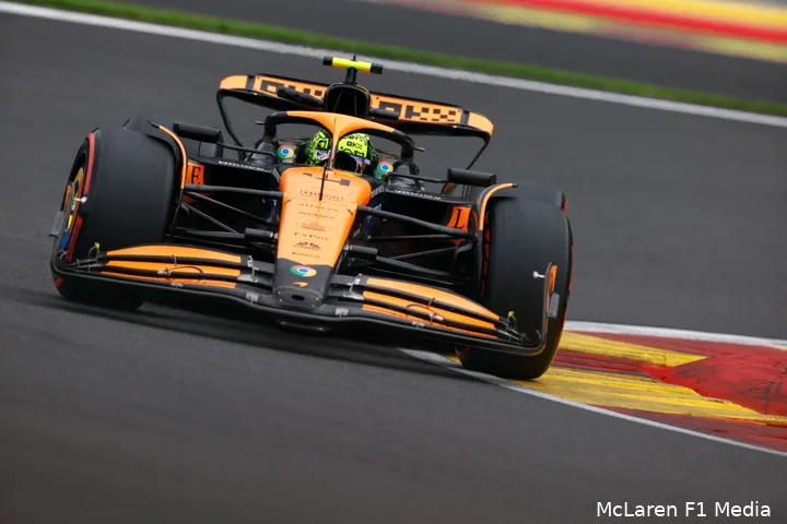 mclaren lando norris vt2 mclaren belgie