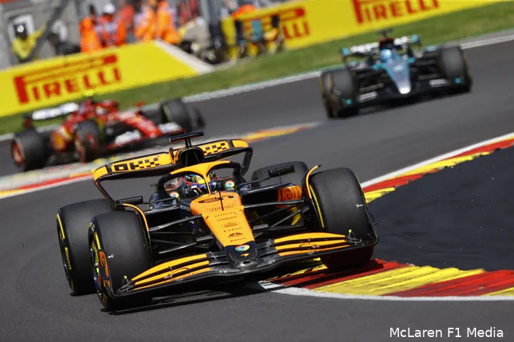 oscar piastri belgie racedag 2024 mclaren